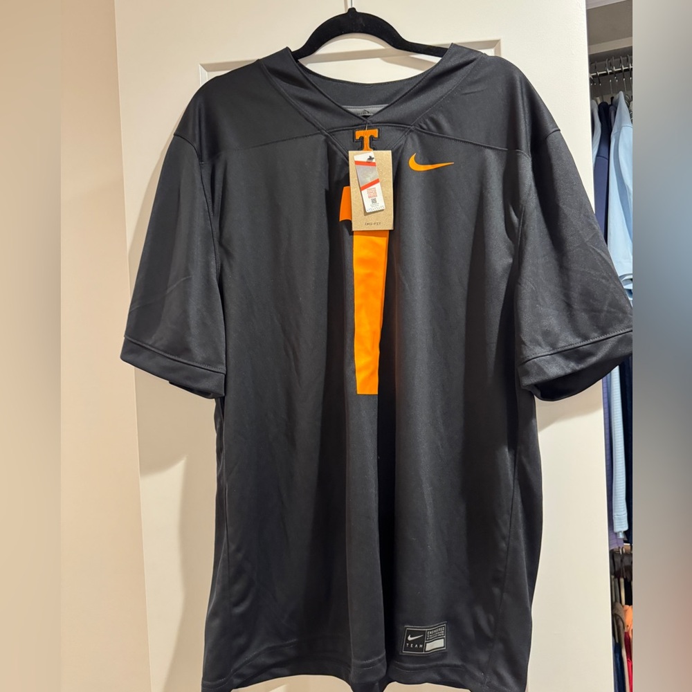 Nike Tennessee Football Jersey Black #1 with Tags